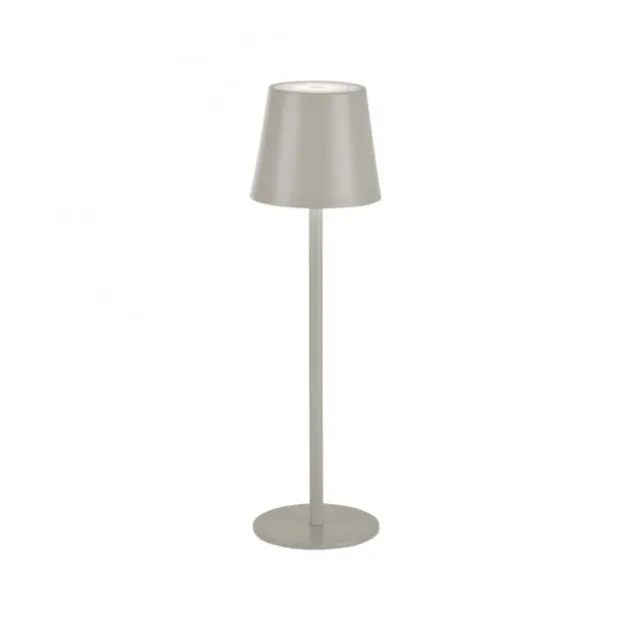 Akku Tischleuchte , beige/greige Indoor, Outdoor, Camping