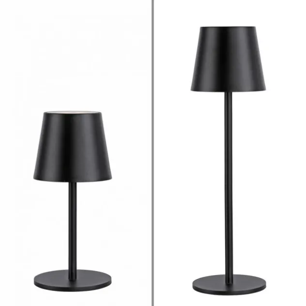 Akku Tischleuchte ,schwarz, Indoor, Outdoor, Camping