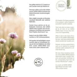 JUST LIGHT LED Deckenleuchte GERDA LANGSTRÖM 2-flammig Eiche Echtholz