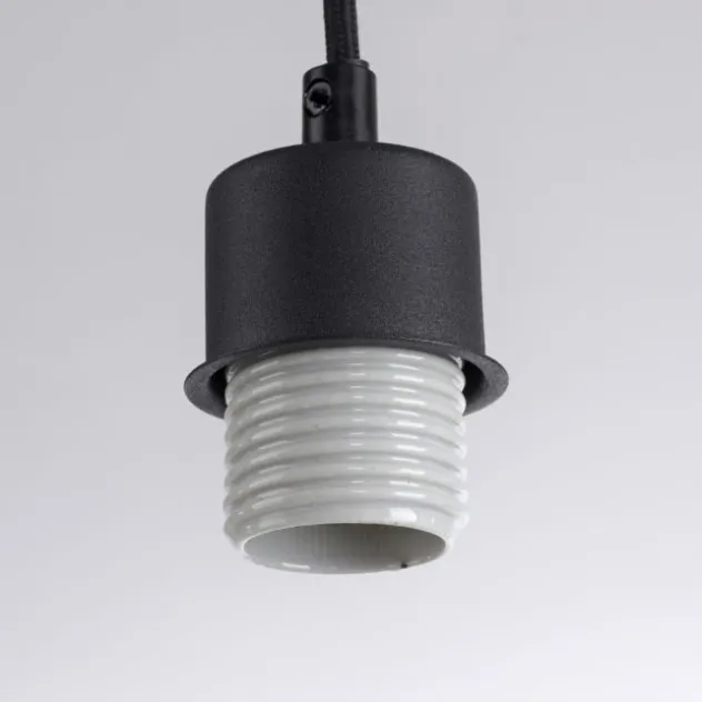 JUST LIGHT LED Tischleuchte schwarz GERDA SOFIE Holzoptik Papierlampenschirm