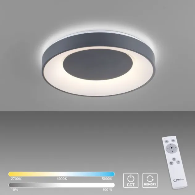 LED Deckenleuchte 50cm, dimmbar, Serienschaltung, CCT, blendfrei