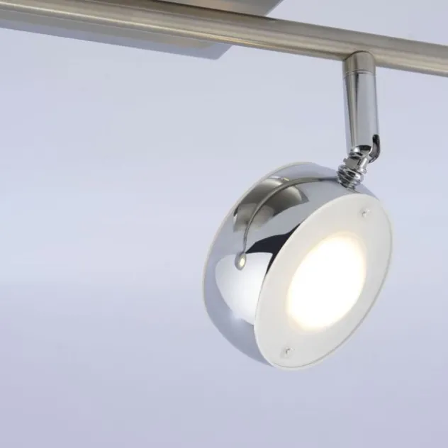 LED-Deckenleuchte, 2 flexible Leuchtspots, inkl. Fernbedienung, dimmbar
