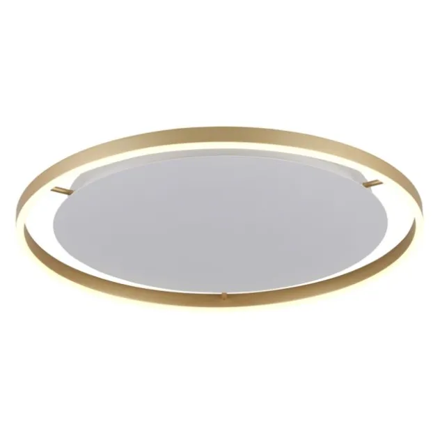 LED Deckenleuchte messing matt rund Ø60cm dimmbar Switchmo warmweiß
