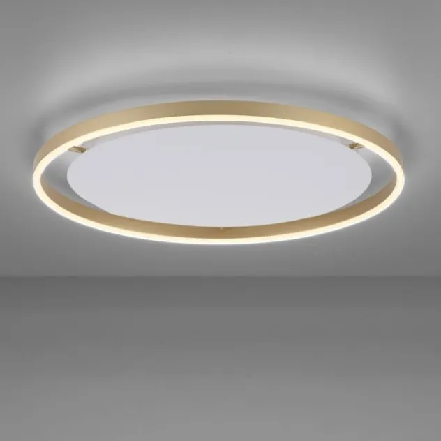 LED Deckenleuchte messing matt rund Ø60cm dimmbar Switchmo warmweiß