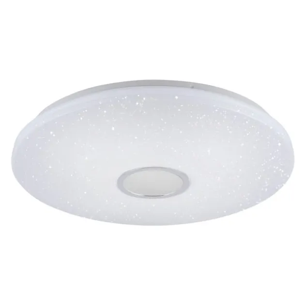 LED Deckenleuchte, Nachthimmel Optik, dimmbar, rund, Fernbedienung, modern