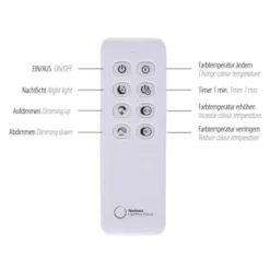 LED Deckenleuchte, schwarz-gold, modernes Design, dimmbar, Fernbedienung