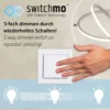LED Deckenleuchte schwarz Switchmo Technik längliche Rahmen schwarz flach