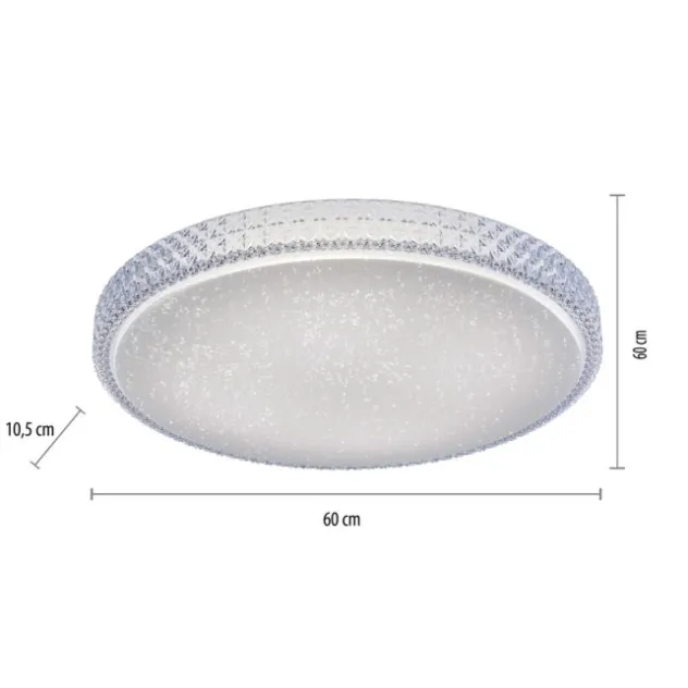 LED-Deckenleuchte, Smart Home, Lichtfarbsteuerung, Farbwechsel, dimmbar