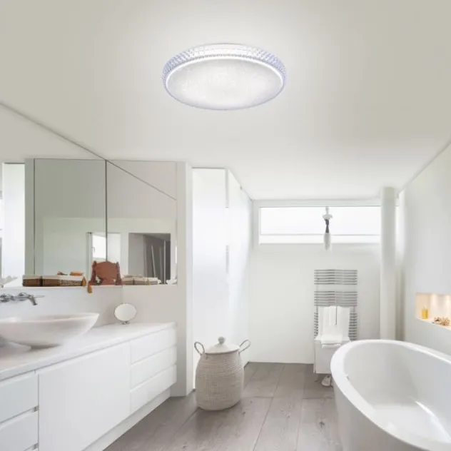 LED-Deckenleuchte, Smart Home, Lichtfarbsteuerung, Farbwechsel, dimmbar