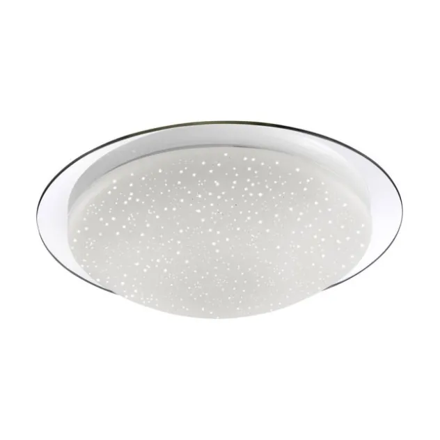 LED-Deckenleuchte, Sternenhimmeloptik, Lichtfarbsteuerung, dimmbar, modern