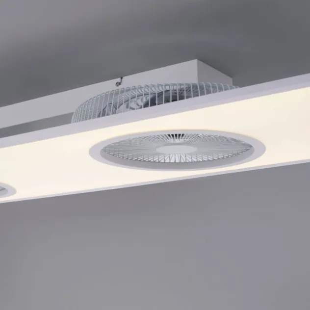 LED Deckenleuchte Ventilator weiß Fernbedienung dimmbar warmweiß kaltweiß