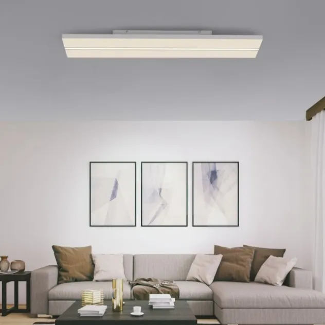 LED Panel, Deckenleuchte, 100x25cm, modern, Fernbedienung