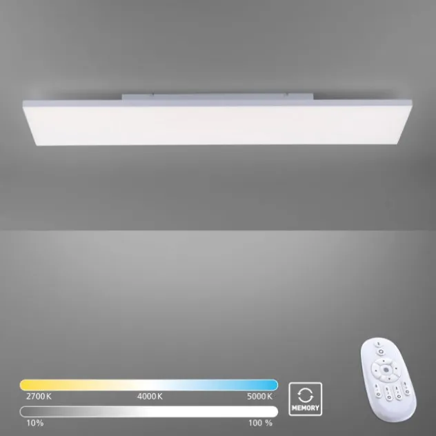 LED-Panel, rahmenlos, 100x25cm, weiß, ultraflach, CCT, rechteckig