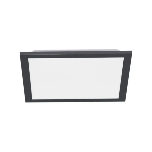 LED Panel, Rahmen schwarz, dimmbar, CCT Farbsteuerung, quadratisch, modern