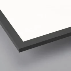LED Panel, Rahmen schwarz, rechteckig, CCT, Fernbedienung, dimmbar, modern