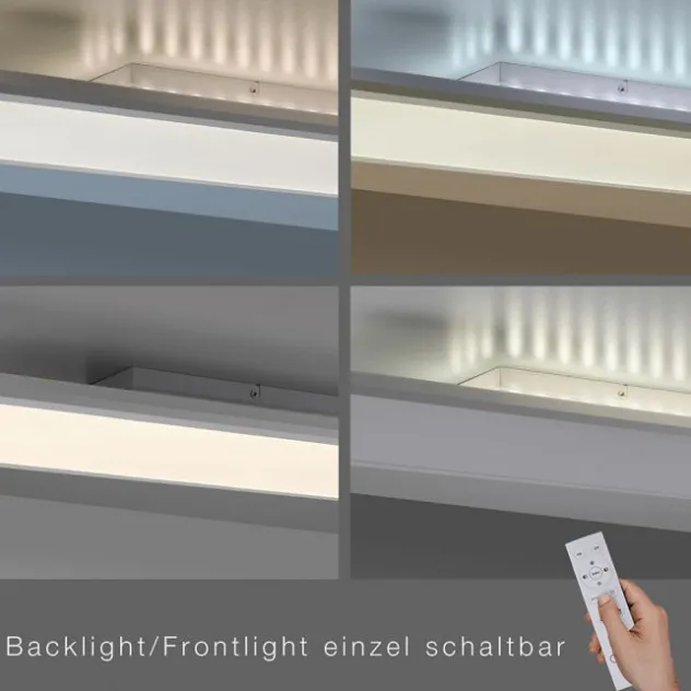 LED-Panel, weiß, 100x25cm, Backlight, dimmbar, Farbsteuerung