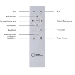 LED Panel, weiß, 120x30cm, dimmbar, Backlight, Farbsteuerung