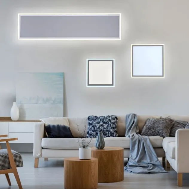 LED Panel, weiß, 121x31cm, Serienschalter, dimmbar, blendfrei