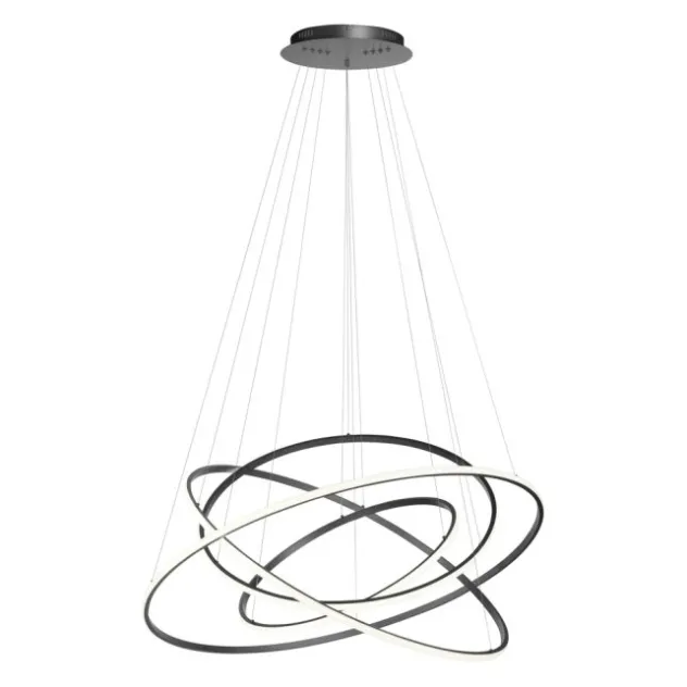 LED Pendelleuchte anthrazit dimmbar CCT Memoryfunktion höhenverstellbar