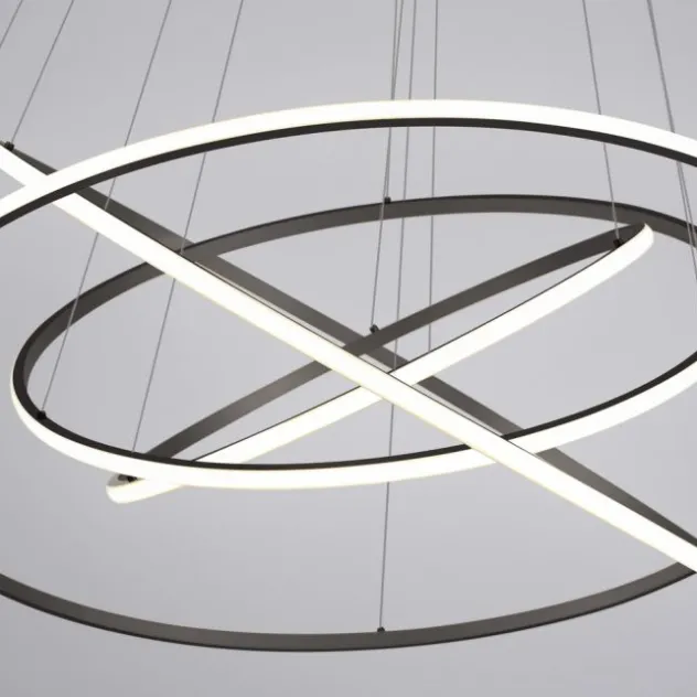 LED Pendelleuchte anthrazit dimmbar CCT Memoryfunktion höhenverstellbar
