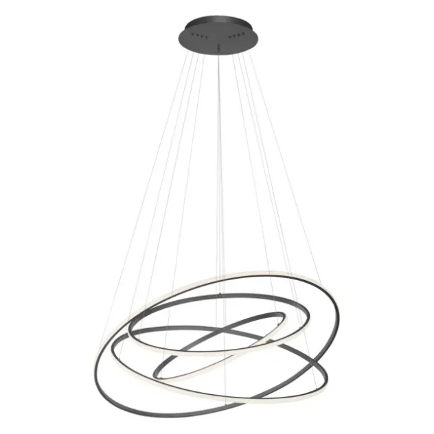 LED Pendelleuchte anthrazit dimmbar CCT Memoryfunktion höhenverstellbar