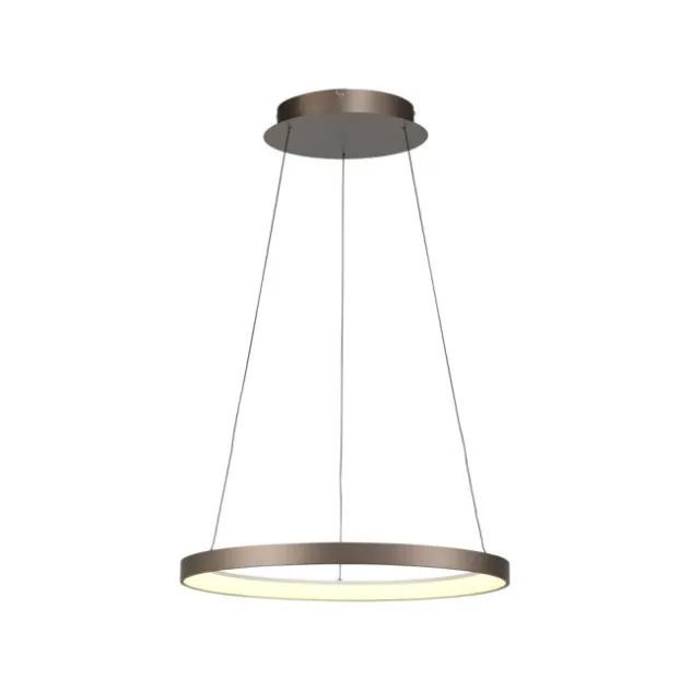 LED Pendelleuchte braun höhenverstellbar dimmbar Memoryfunktion