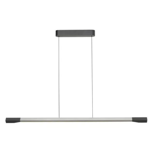 LED Pendelleuchte HOOP aluminium anthrazit höhenverstellbar dimmbar