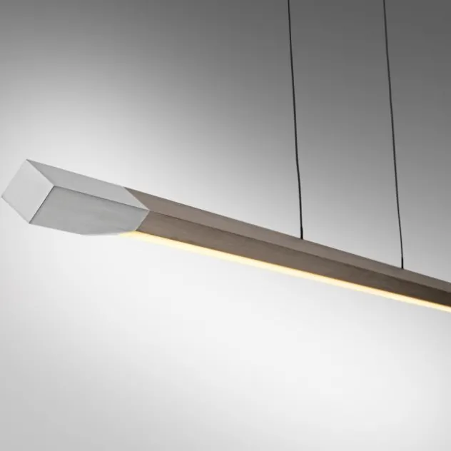 LED Pendelleuchte HOOP Kaffee Farbe dimmbar höhenverstellbar per Lift