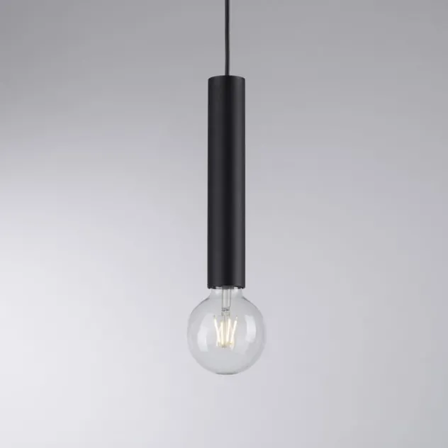 LED Pendelleuchte, zeitlos, schwarz, Innenleuchte,1 flammige Pendellampe