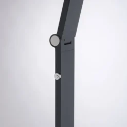 LED Stehleuchte SAMSKY, grau, CCT-Steuerung, Tastdimmer, höhenverstellbar