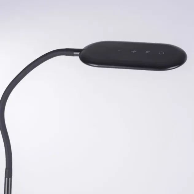 LED Stehleuchte, schwarz, CCT, dimmbar, Innenleuchte, IP20