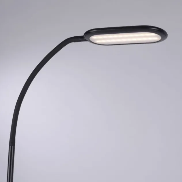 LED Stehleuchte, schwarz, CCT, dimmbar, Innenleuchte, IP20
