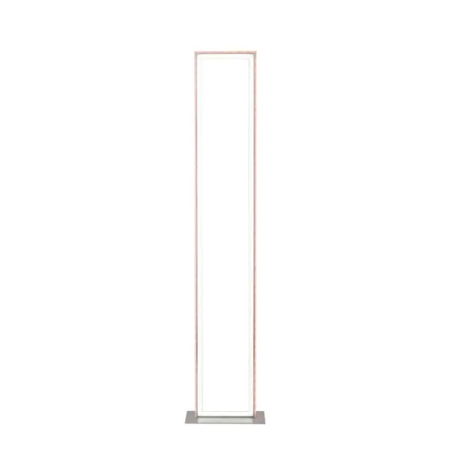 LED Stehleuchte silber farbig Fußschalter dimmbar Sidelight RGB Rainbow