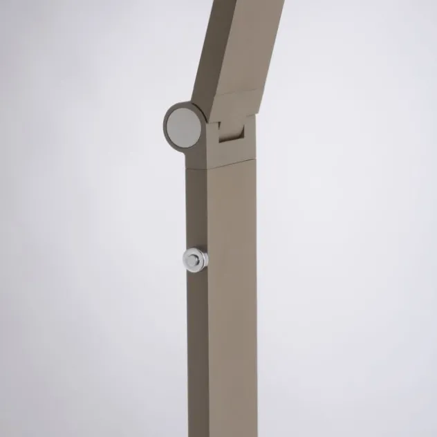 LED Tischleuchte SAMSKY, bronce, dimmbar, Touchdimmer, höhenverstellbar, Memoryfunktion