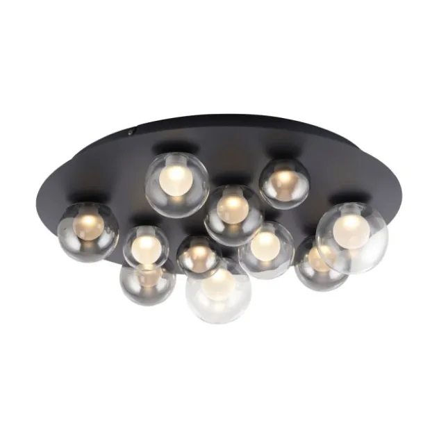 Neuhaus PURE® LED Deckenleuchte PURE Popup, mystic grey, dimmbar, Funk-FB, Memoryfunktion