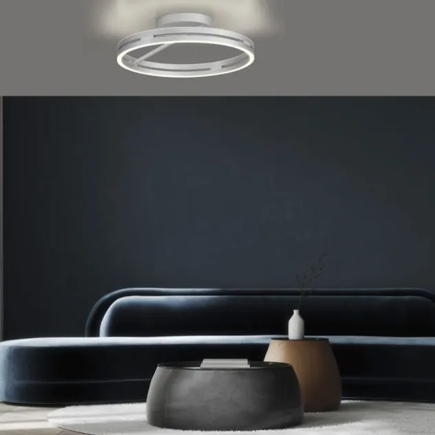 Neuhaus PURE® LED Deckenleuchte PURE Loop, stone (alu), Fernbedienung