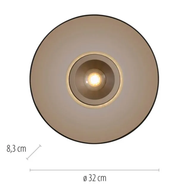 Neuhaus PURE® LED Deckenleuchte Pure Moon, bronce, Tronicdimmer