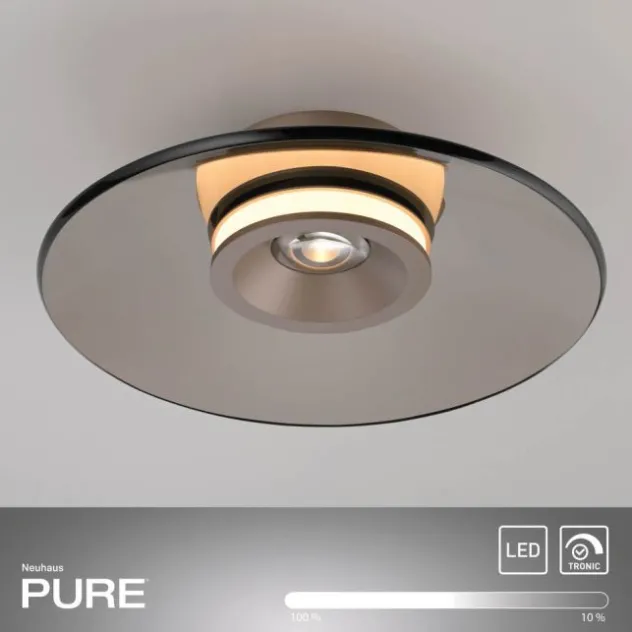 Neuhaus PURE® LED Deckenleuchte Pure Moon, bronce, Tronicdimmer
