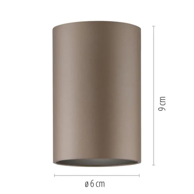 Neuhaus PURE® LED Deckenleuchte PURE Point, bronce, Indoor, dimmbar