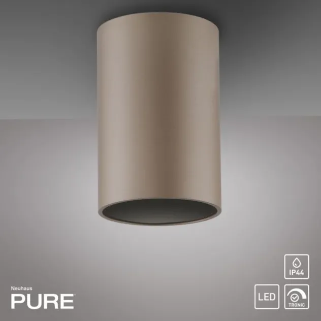 Neuhaus PURE® LED Deckenleuchte PURE Point, bronce, Indoor, dimmbar