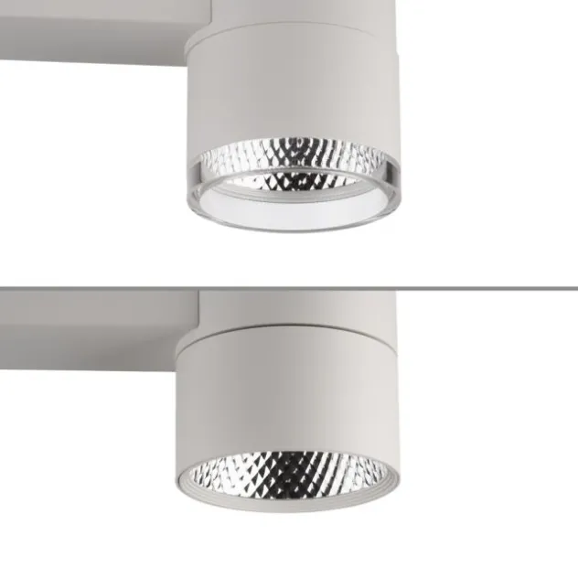 Neuhaus PURE® LED Deckenleuchte PURE Nola weiß 2 flammig drehbar dimmbar