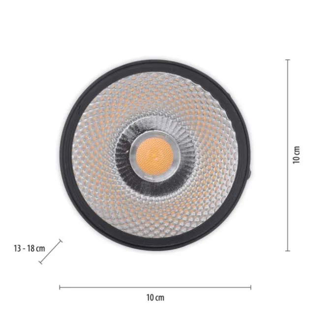 Neuhaus PURE® LED Deckenstrahler PURE Nola, schwarz, 1-flammig, drehbar, dimmbar