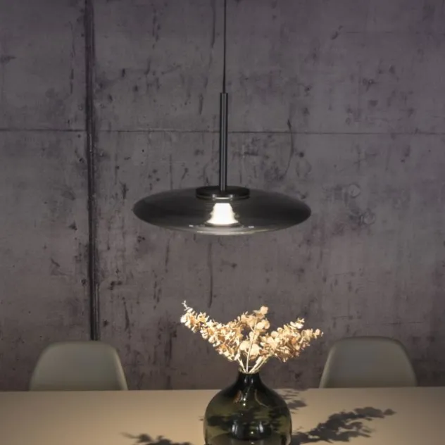 Neuhaus PURE® LED Pendelleuchte PURE E-Vitrum, platin (grau), höhenverstellbar