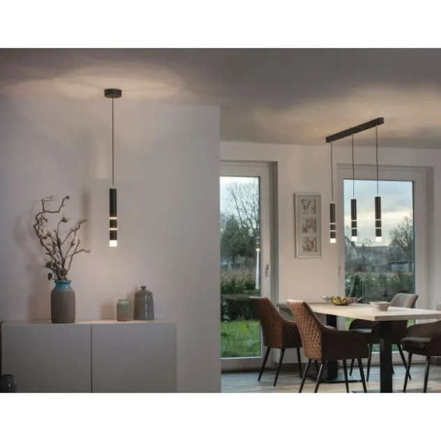 Neuhaus PURE® LED Pendelleuchte PURE Vega, schwarz, 3-flammig, mit Lichtmodi