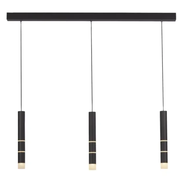 Neuhaus PURE® LED Pendelleuchte PURE Vega, schwarz, 3-flammig, mit Lichtmodi