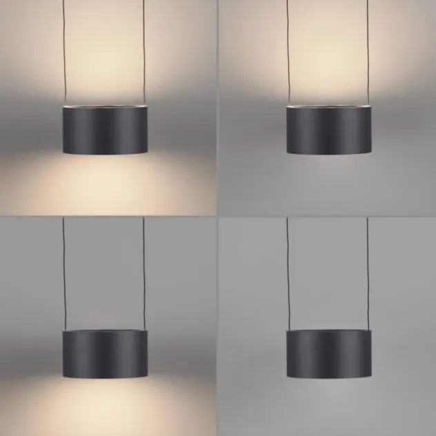 Neuhaus PURE® LED Pendelleuchte PURE Clipse, mystic-grey (grau), Fernbedienung, Comfort Lift