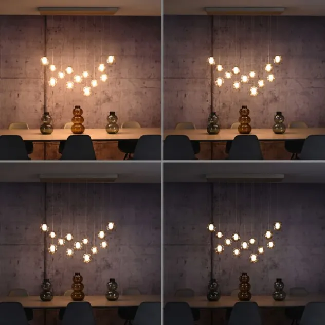 Neuhaus PURE® LED Pendelleuchte PURE Popup, bronce, 13-flammig