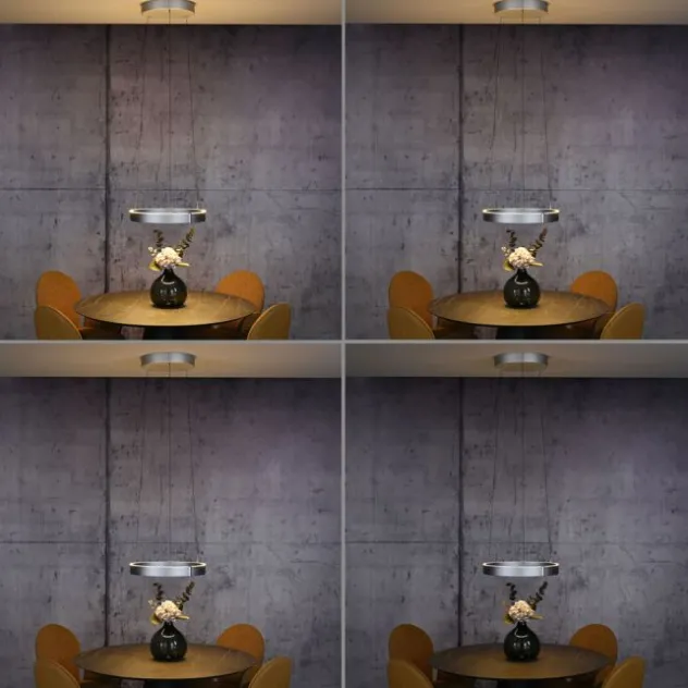 Neuhaus PURE® LED Pendelleuchte PURE E-Clipse stone (alu)