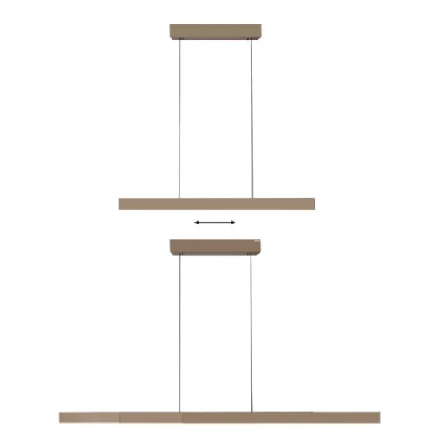 Neuhaus PURE® LED Pendelleuchte PURE Moto-Rise, bronce