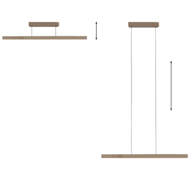 Neuhaus PURE® LED Pendelleuchte PURE Moto-Rise, bronce